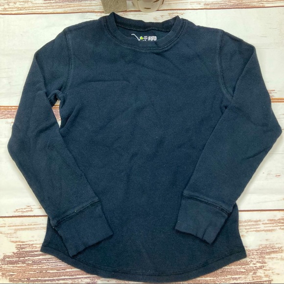 Jumping Beans Thermal Shirt Bundle Long Sleeve Black & Gray Sz M(5-6) - Picture 5 of 7